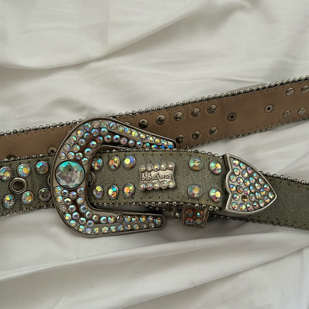 Big crystal collection B.B. Simon belt 
Confidence silver - AB